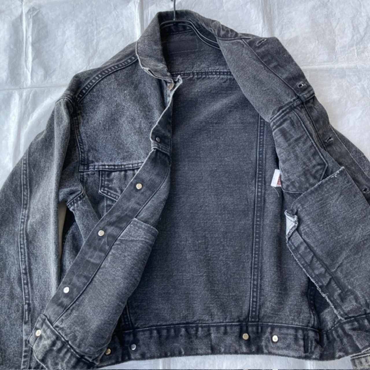 Levi’s 70507-0253 デニムジャケット 先染めブラック USA製 S 画像9