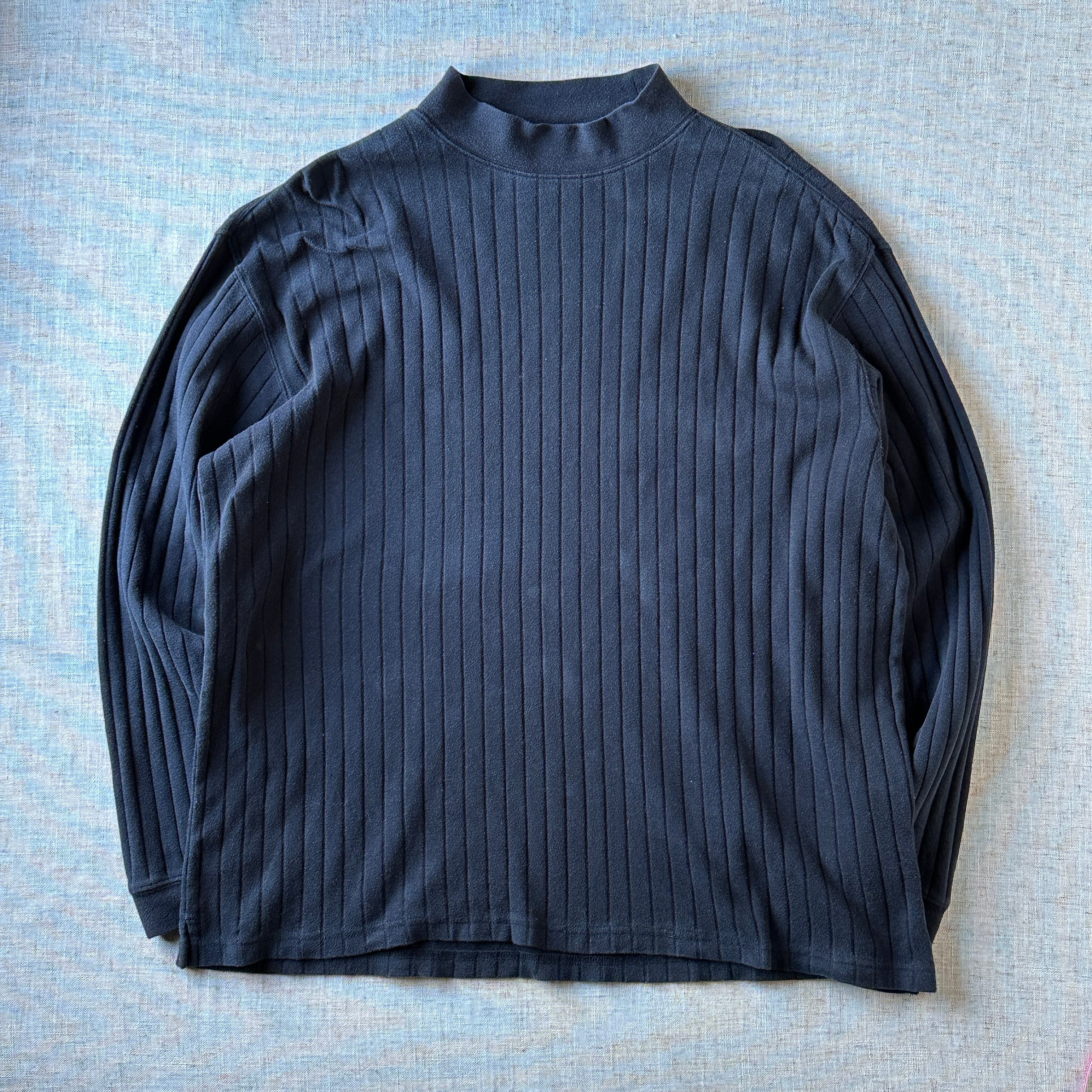00’s xWide Rib Mock Neck Cutsew Unisex XL