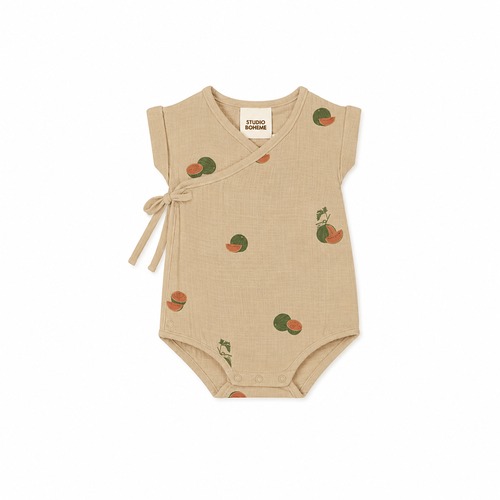 STUDIO BOHEME / ROMPER NUAGE / WATERMELON  / 3M・6M・12M