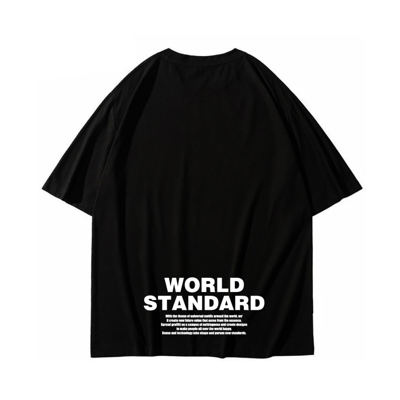 WORLD STANDARD/クルーネックプリントTシャツ/WSHT-068
