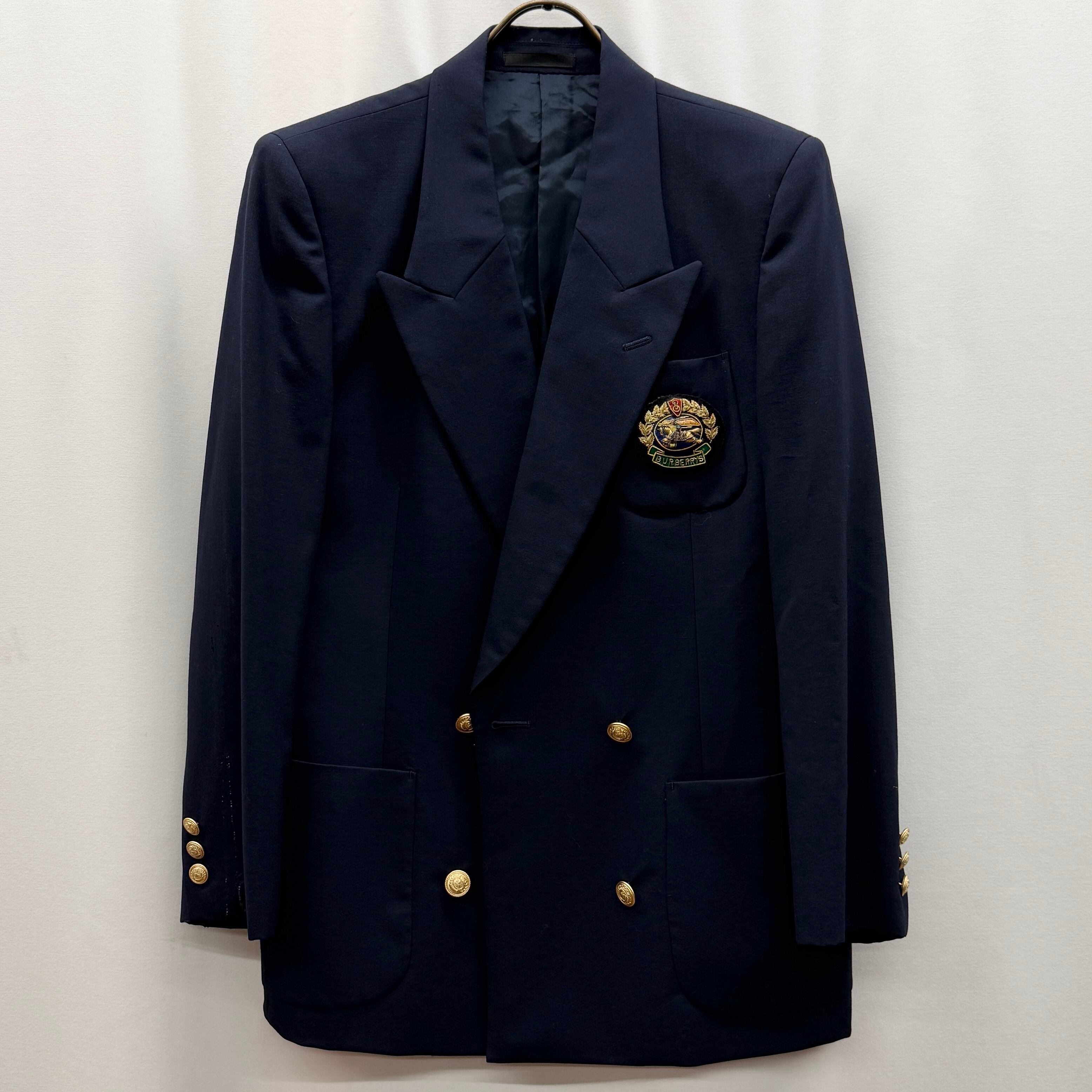BURBERRYS】90s jacket バーバリー ブレザー 紺ブレ レディース | no