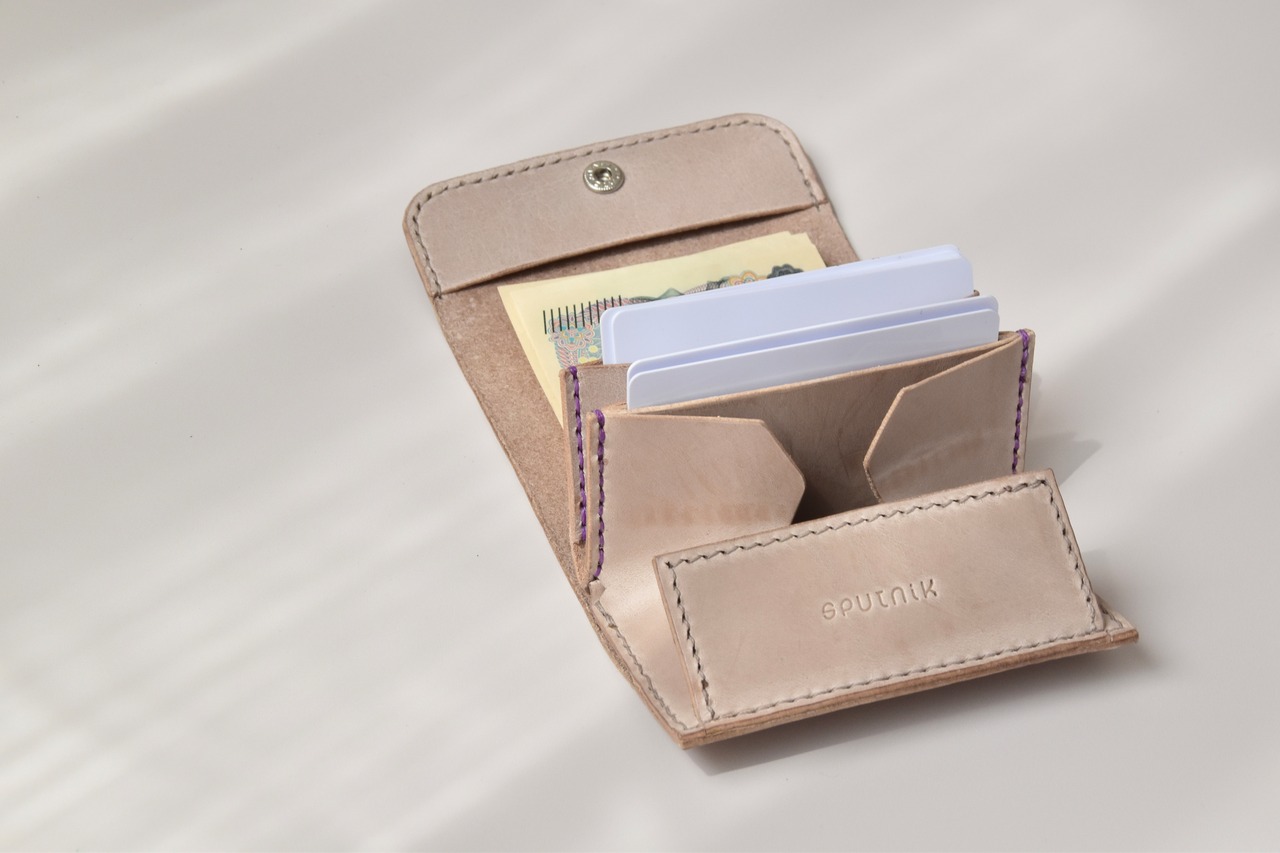 POPUP wallet "燦" / beige・画像3