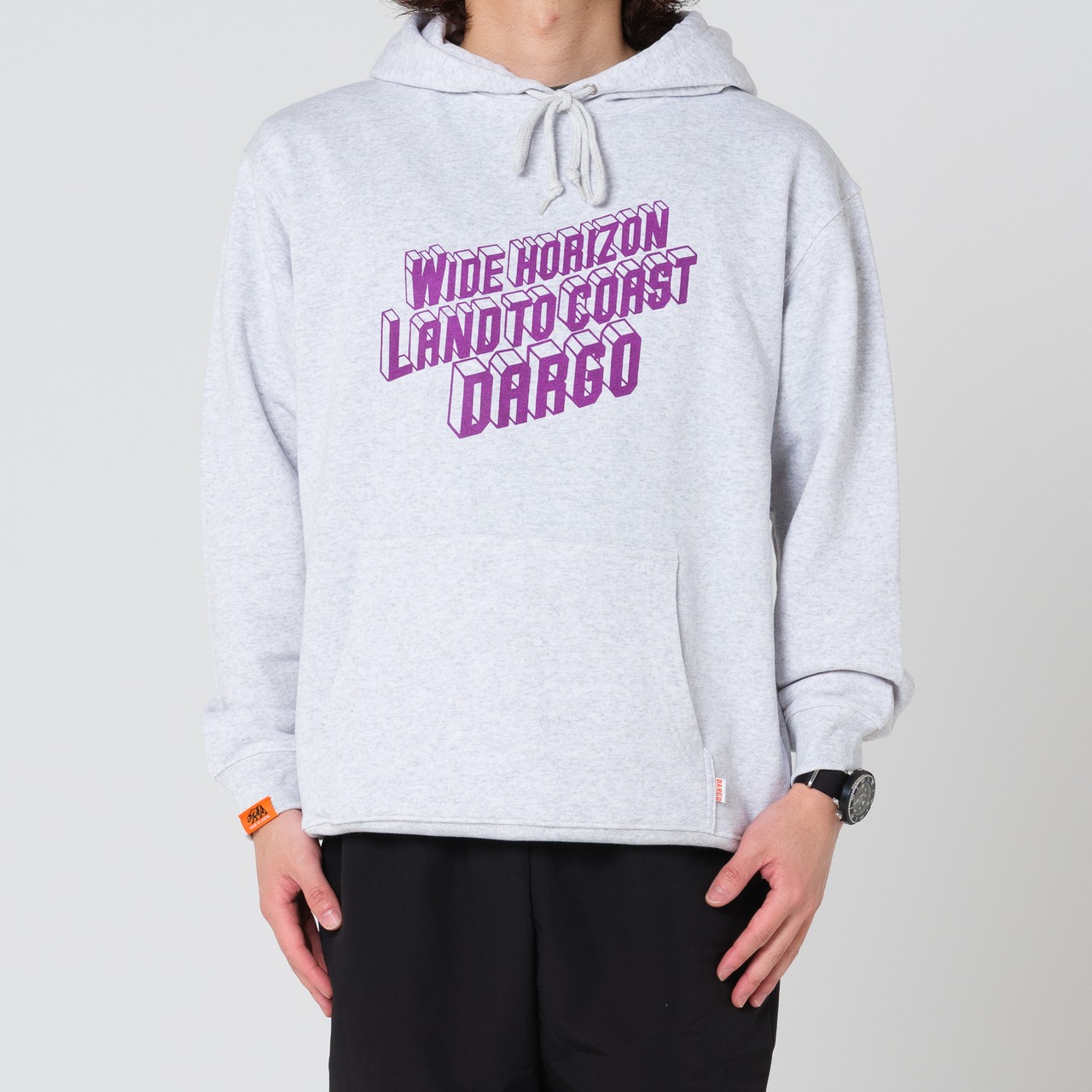 【DARGO】"WIDE HORIZON" 8onz Mid Weight Pull Over Hoodie（3color）