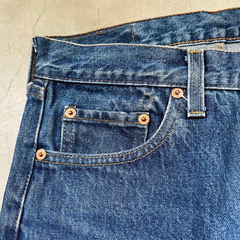 80's Levi's リーバイス 501 デニム 赤耳 RED LINE 刻印524 内股
