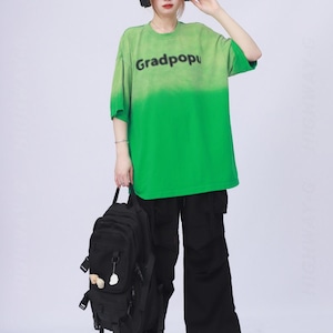 GRADPOPUバイカラービッグTシャツ（全４色） / HWG1032