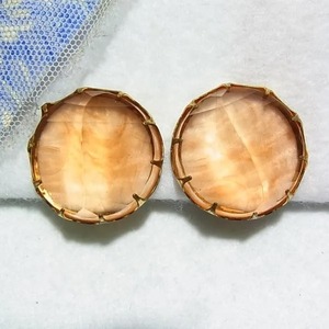 ドイツ製　プラスティック製ドーム形イヤリング　アクセサリーのセール通販  11496E