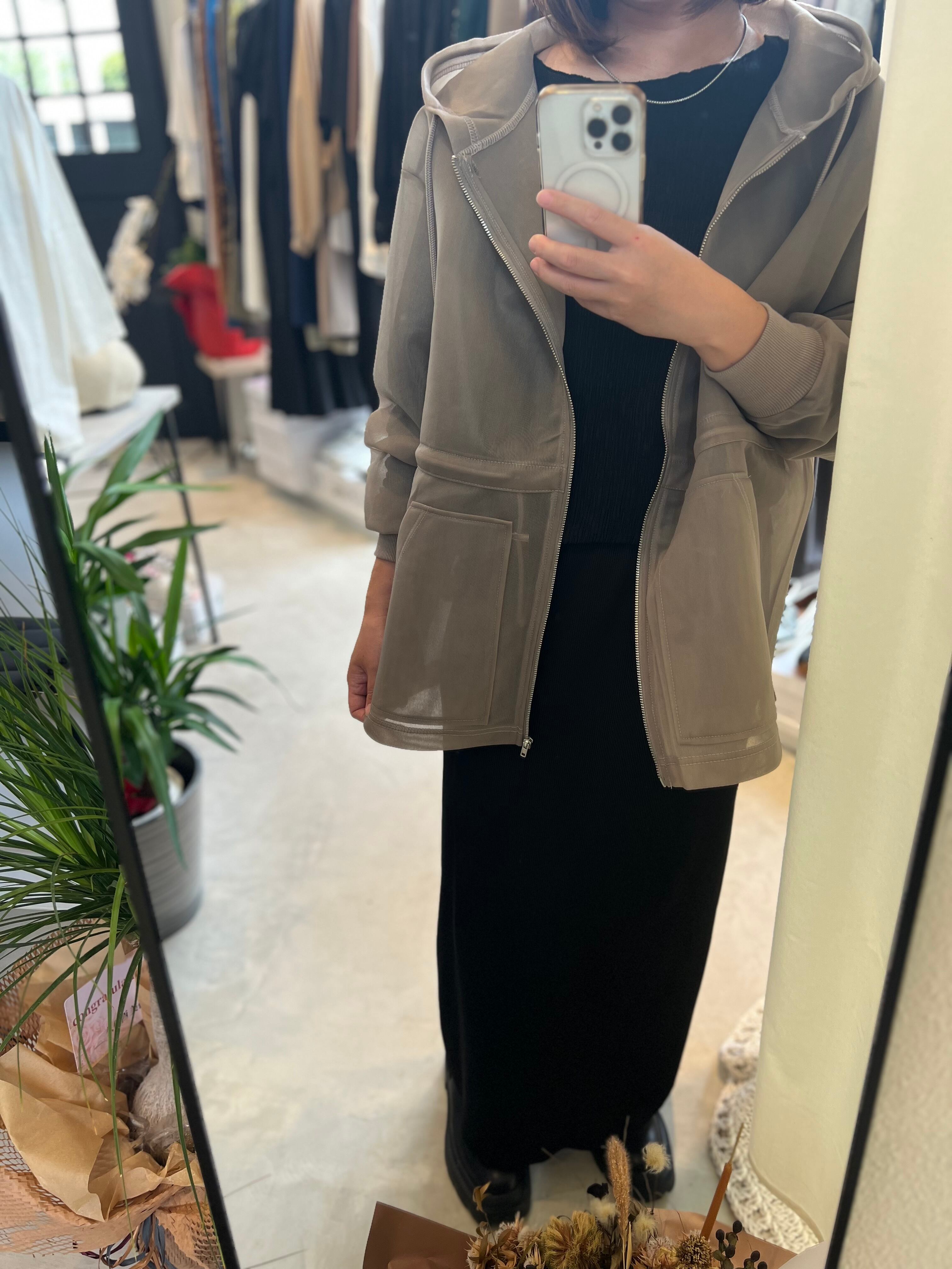 【 SELECT】シアーダンボールZIPフーディー 25-0627