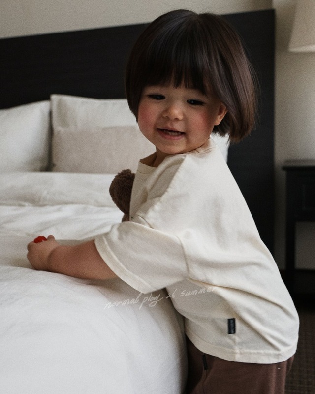 《予約》送料無料【normal play】Egg Half Sleeve Tee