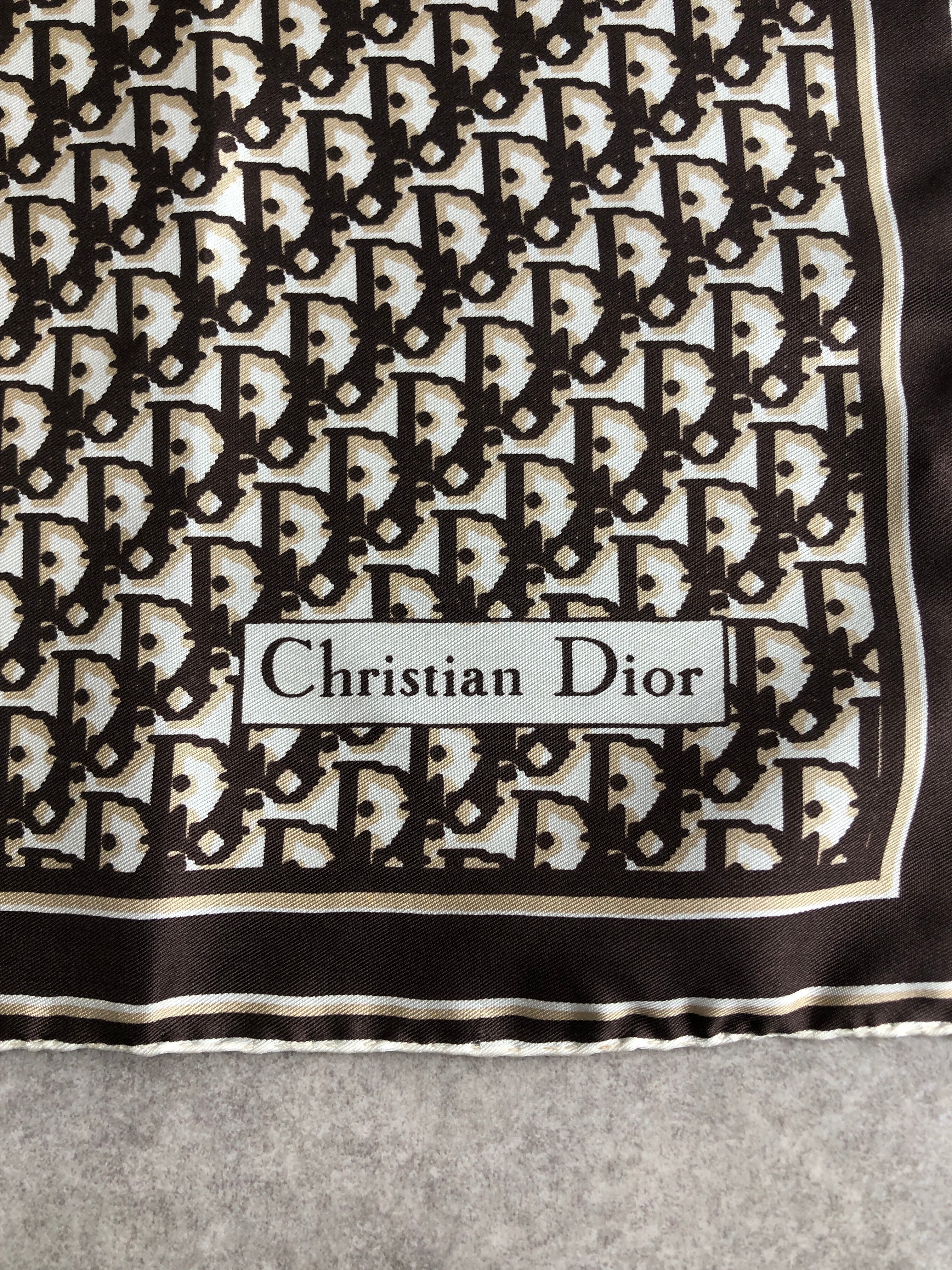Christian Dior クリスチャン ディオール トロッター スカーフ