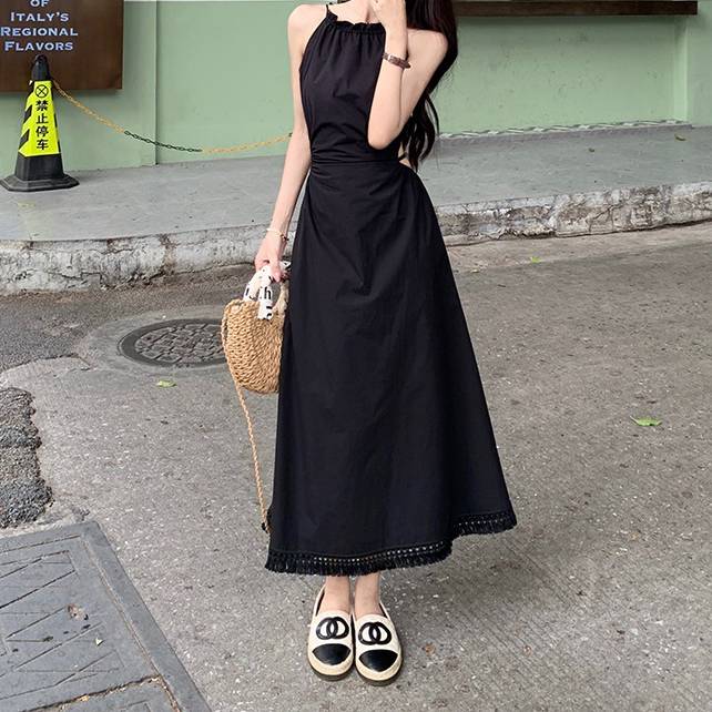 ノースリーブワンピース ロングワンピース Aラインワンピース