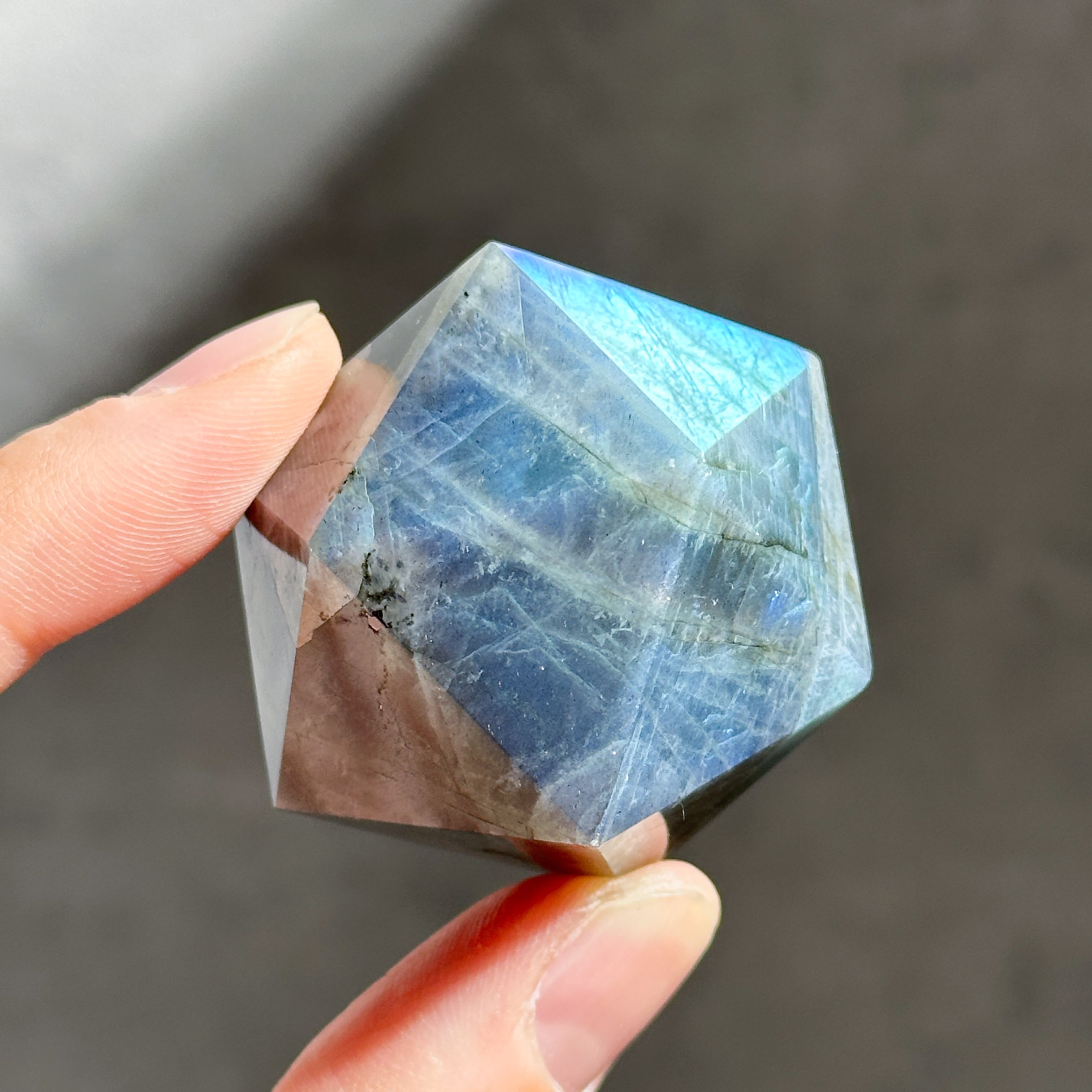 ラブラドライト 正二十面体 03◇ Labradorite ◇天然石・鉱物