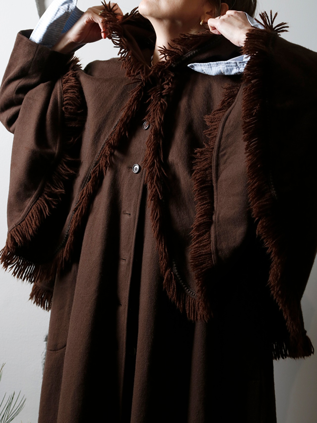 1970's Yves Saint Laurent / Hooded Cape