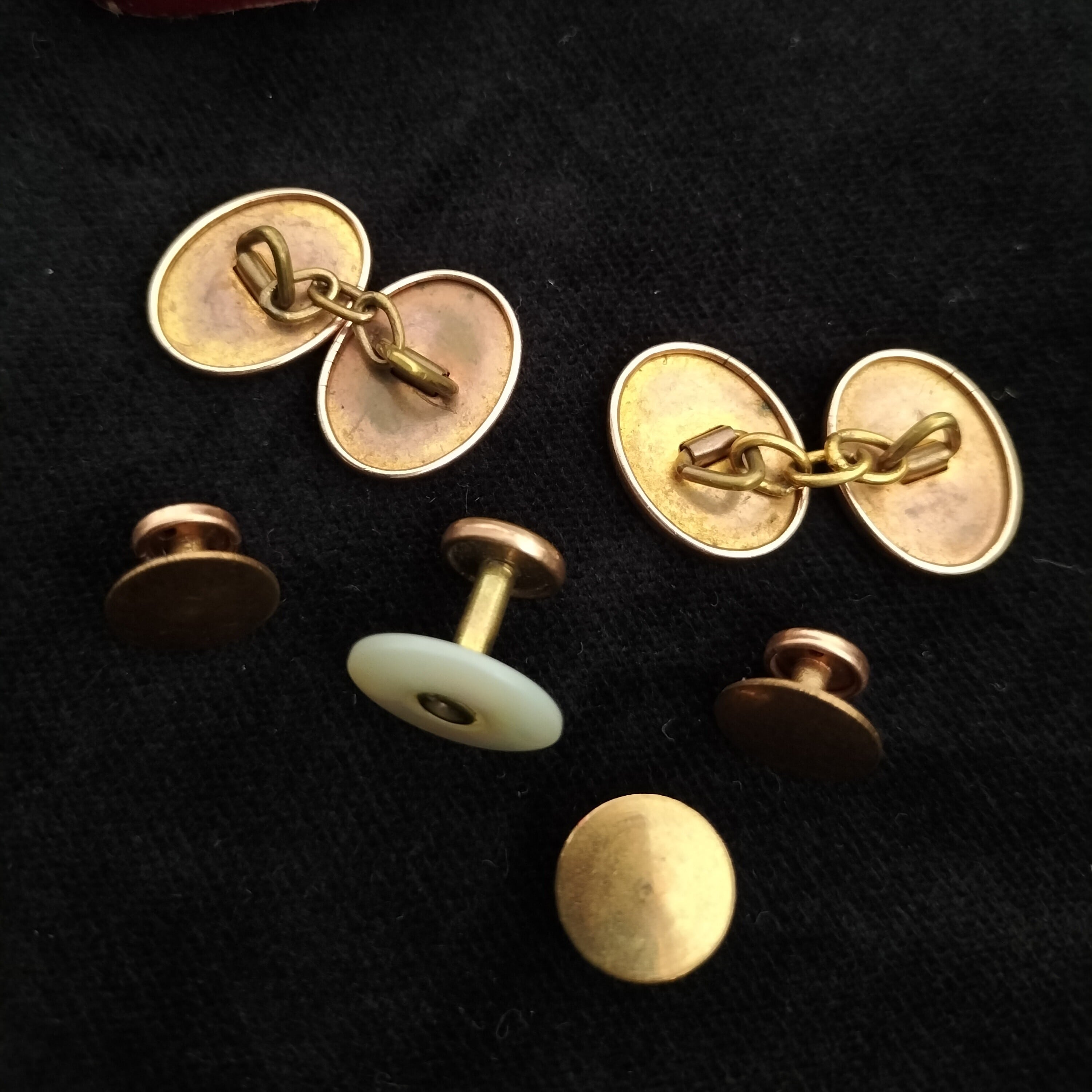 Antique Royal Garter Cufflinks & Studs set | Antico