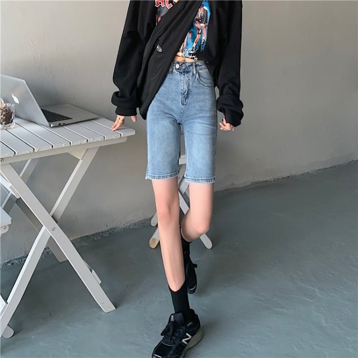 ジーンズ ウェストパンツ ショーツ サマールーズ 夏物 ブルマー モンロー1021661642