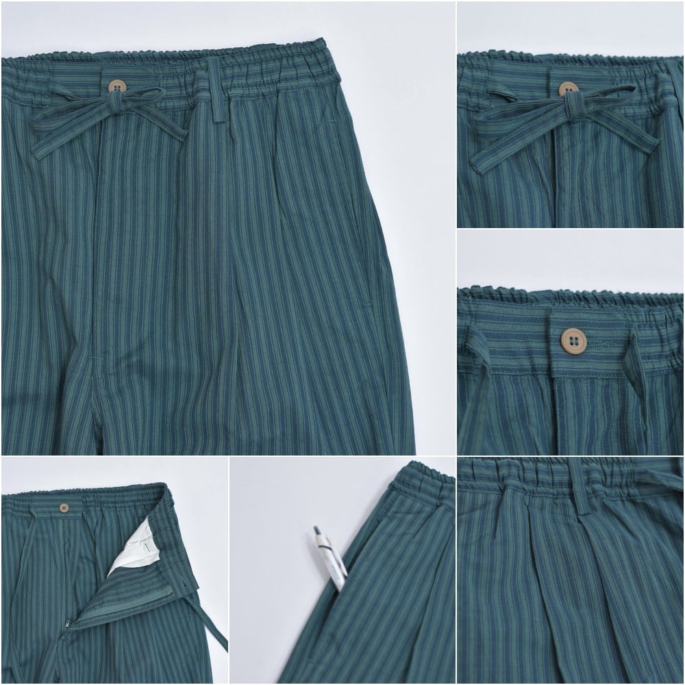 90～00s Used ストライプデザイン 2タック コットン イージーパンツ