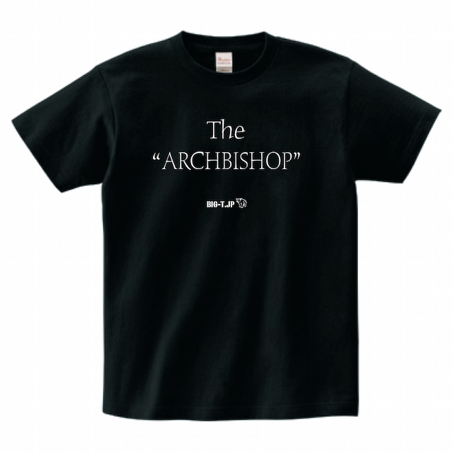 7XLまで！種族職業 RPGＴシャツ「The ARCHBISHOP」大司教　ブラック