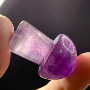 16.透明度有り✩キノコフローライト置物