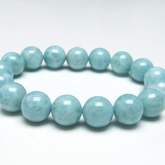 ラリマー 12mm ラリマーブレスレット一点物 111-38286