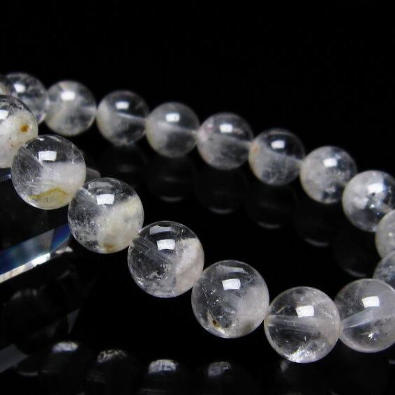 ファーデンクォーツ 水晶 ブレスレット 10mm 一点物 メール便可 [M便 1/10] 111-22492