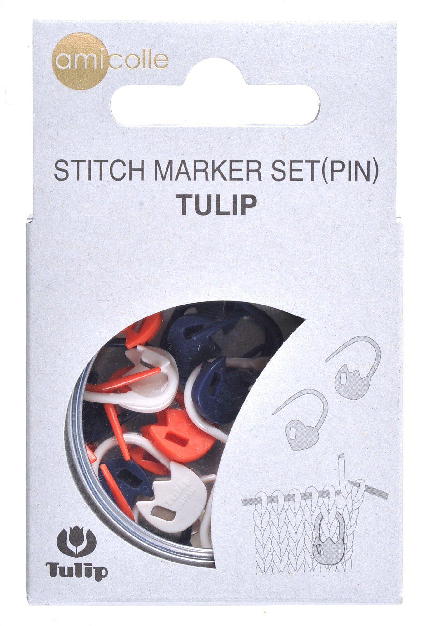 【努力特価】チューリップ(Tulip) amicolle (アミコレ) 段かぞえマーカーセットAC-032