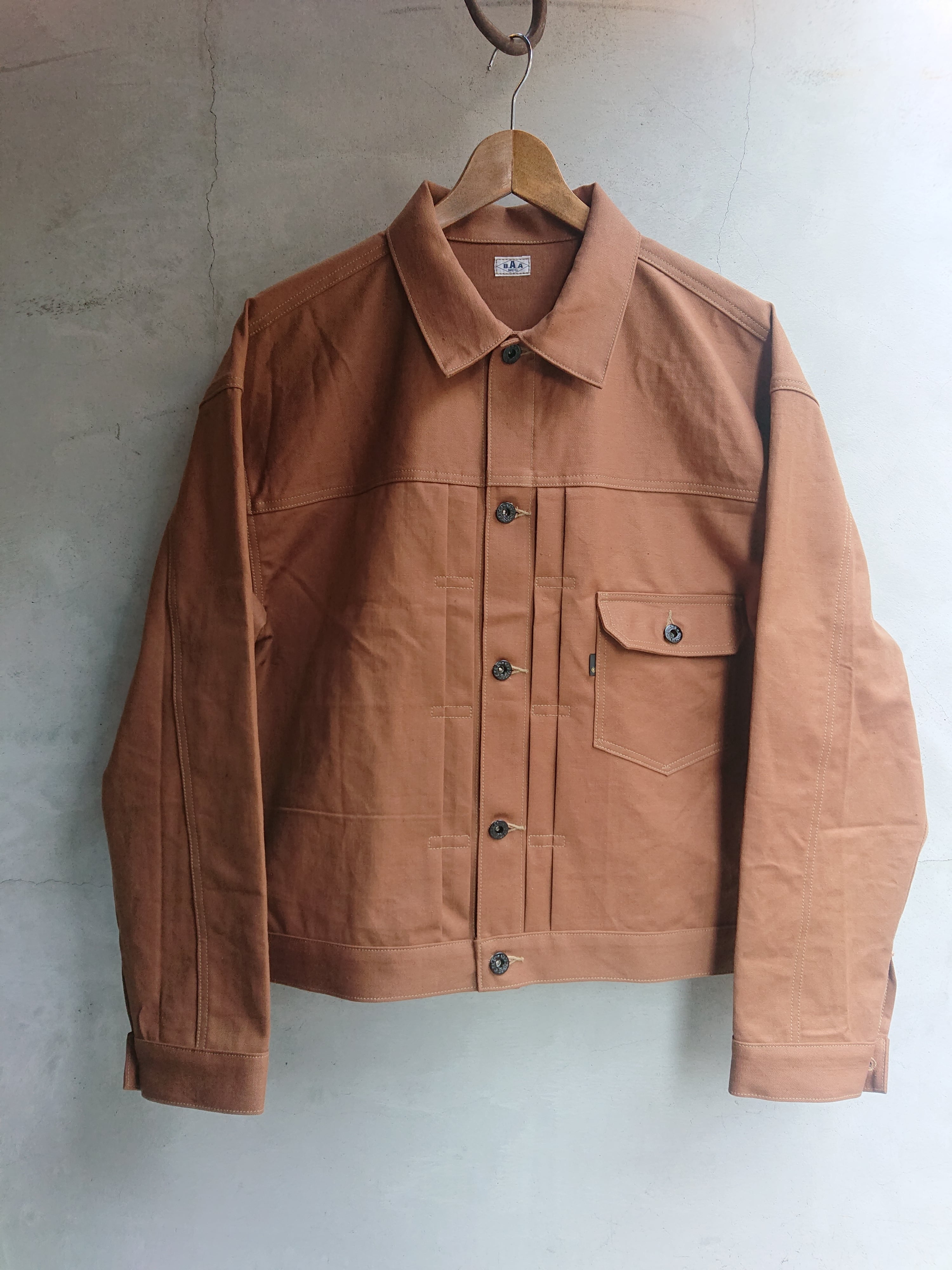 BAA COSTUME MFG. 1st MODEL VINTAGE BROWN TENT FABRIC