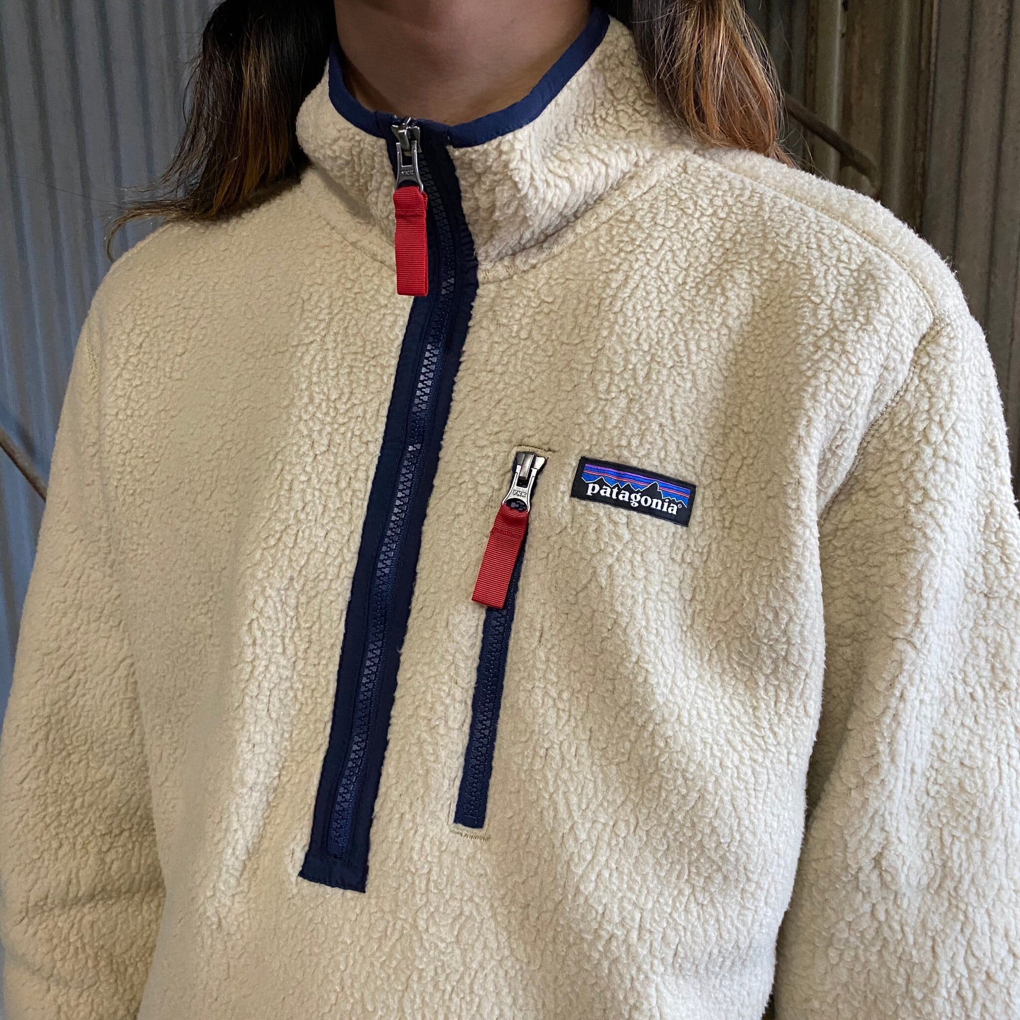 2017年製 Patagonia レトロパイル ハーフジップ Mサイズ