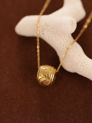 316L hawaiian barrel necklace #n55