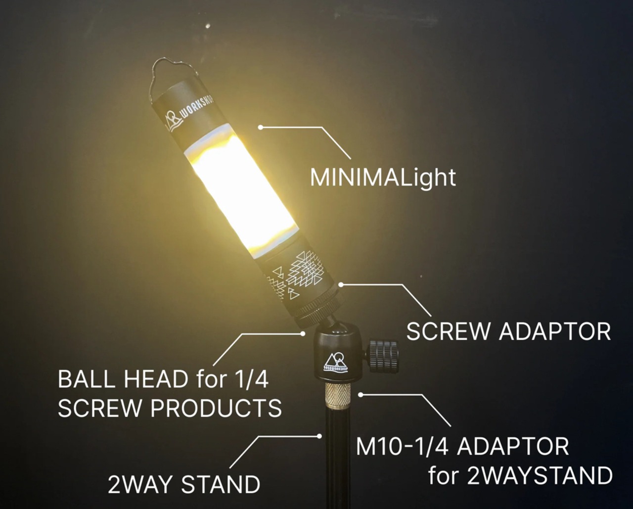 M10-1/4 ADAPTOR for 2WAYSTAND