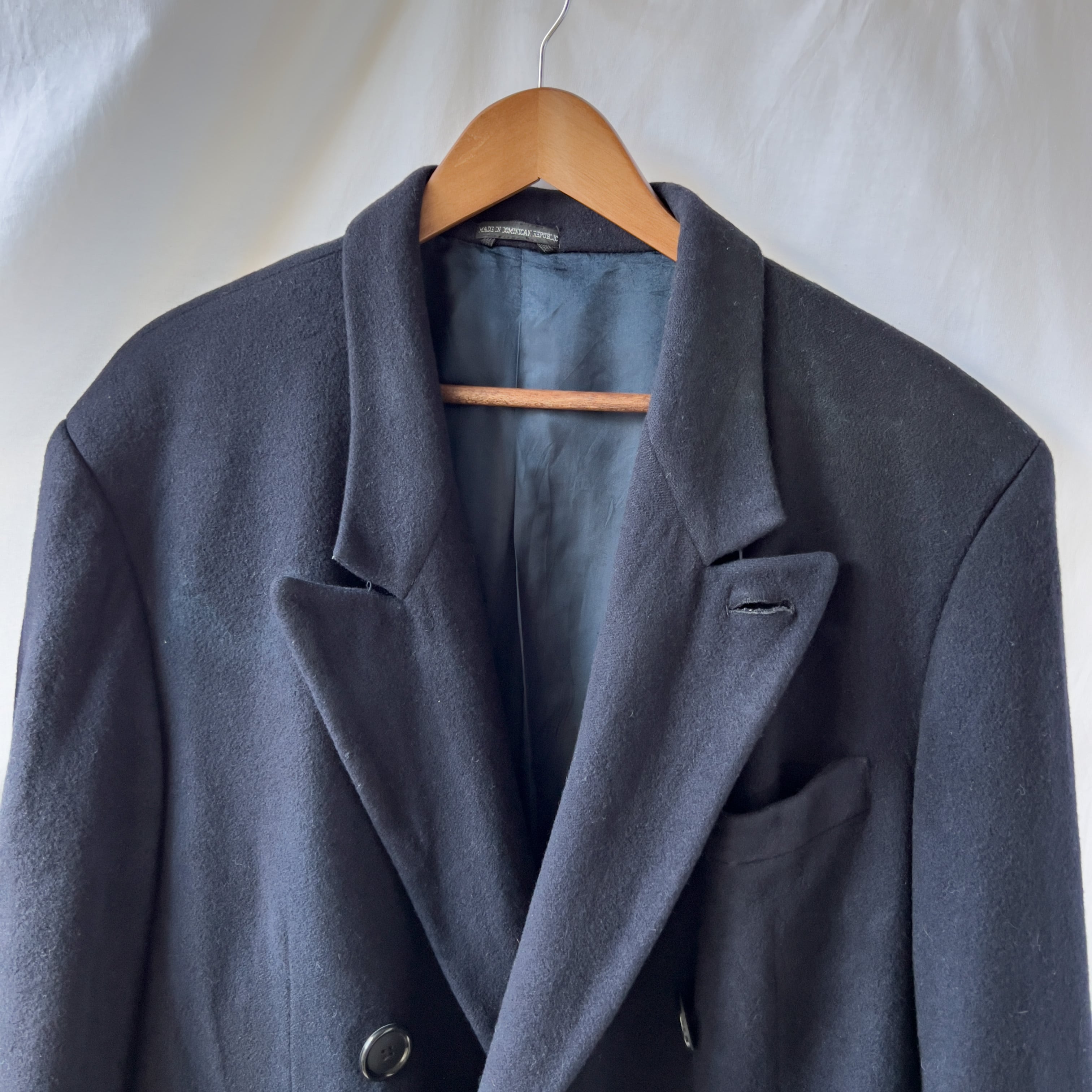 80s “polo university club” lambswool × cashmere long coat ヴィンテージ vintage  ポロユニバーシティクラブ ロングコート　カシミア | anti knovum（アンタイノーム）