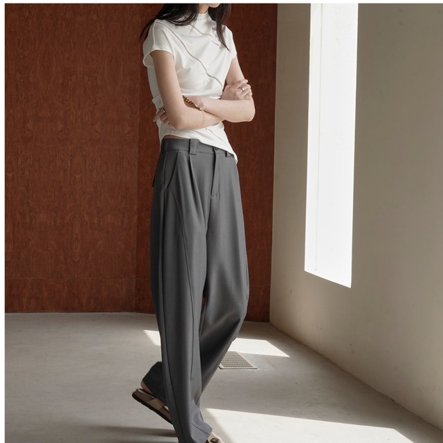 【テーパードレッグカジュアルパンツ】P00744