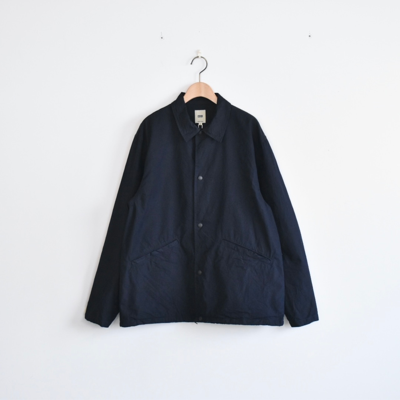 FOB FACTORY | ID NYLON COACH JACKET インディゴ コットンナイロン コーチジャケット