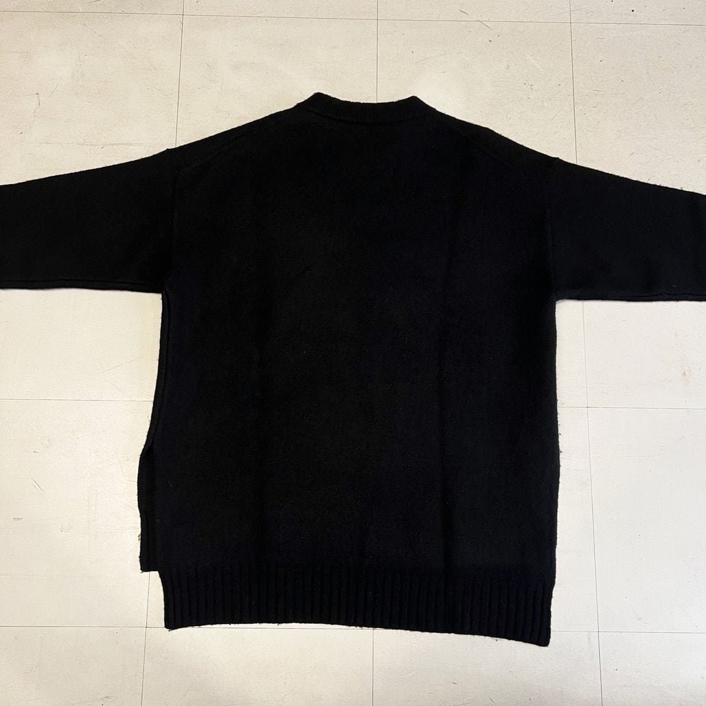 JIL SANDER ジルサンダー 20AW Side Slit Wool Crewneck Sweater