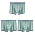 【3枚セット】メンズインナー やわらかボクサーパンツ 柔らか素材 伸縮性 ストレスフリー 無地 シンプル ボクサーブリーフ ソフトフィット 肌に優しい 生地使用 蒸れにくい 快適 洗い替えに便利 普段使いに最適 軽い ベーシック cw-a-6595