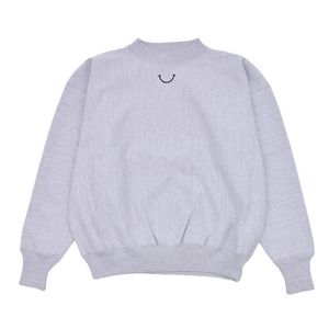 【READYMADE】RE-CO-GY-00-00-246/M-NECK SWT SMILE（GREY)