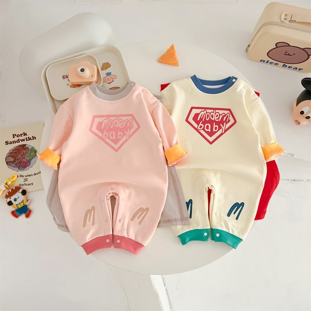 【春作】マント付きスーパーマンオールインワン 全2色
