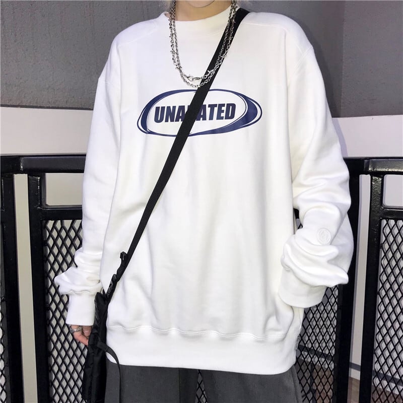 ルーズカジュアルセーター レディーススタンダードプリントプルオーバー トップス ロング レトロ ケッペル6472133845