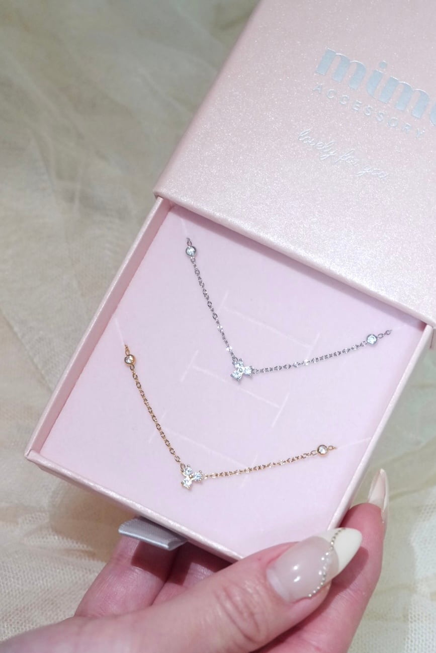 fifth mini dia necklace | mimi accessory / 錆びにくい高品質