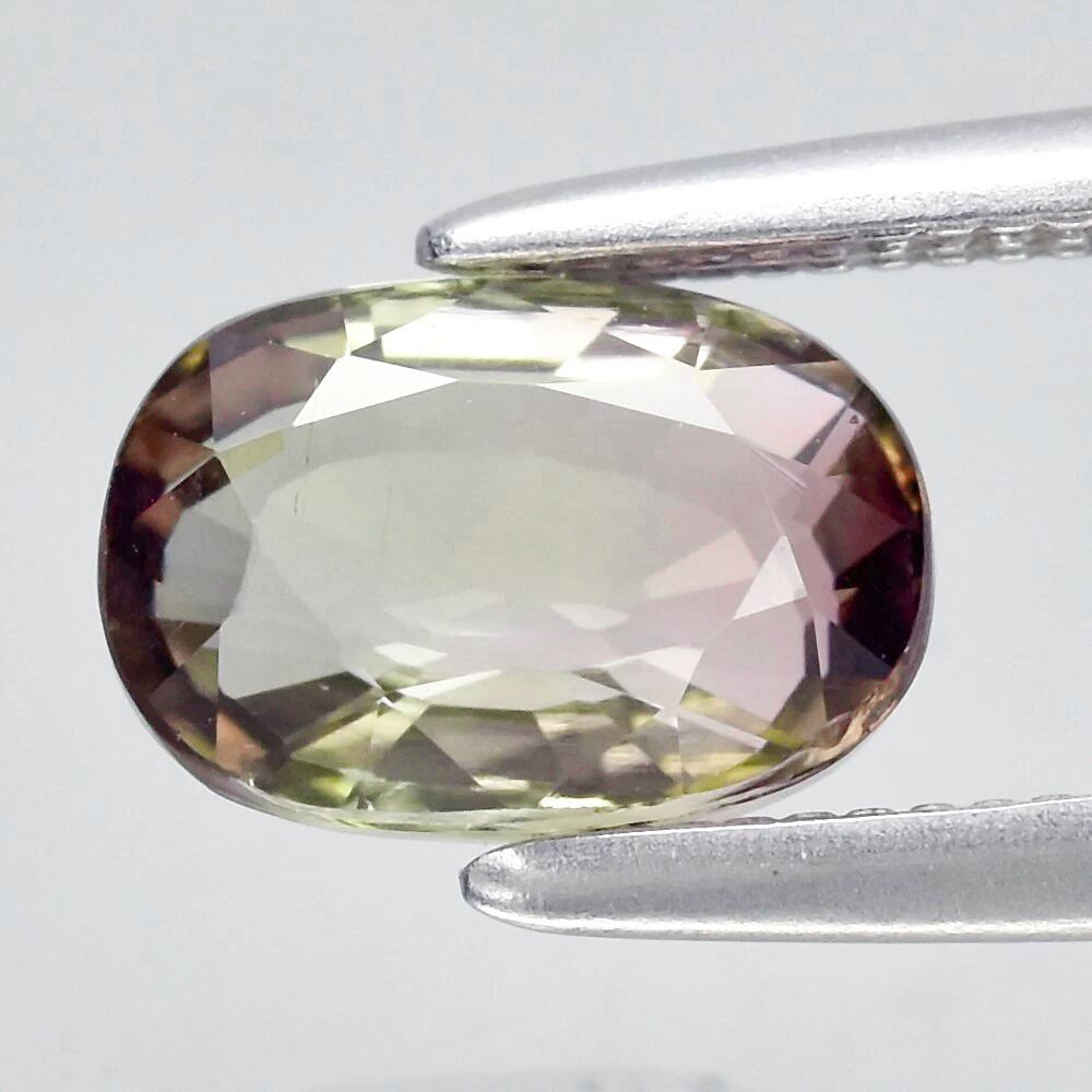 稀有美 天然バイカラー トルマリン 0.87ct ブラック&オレンジ 稀有美 天然バイカラー トルマリン 0.87ct ブラック&オレンジ