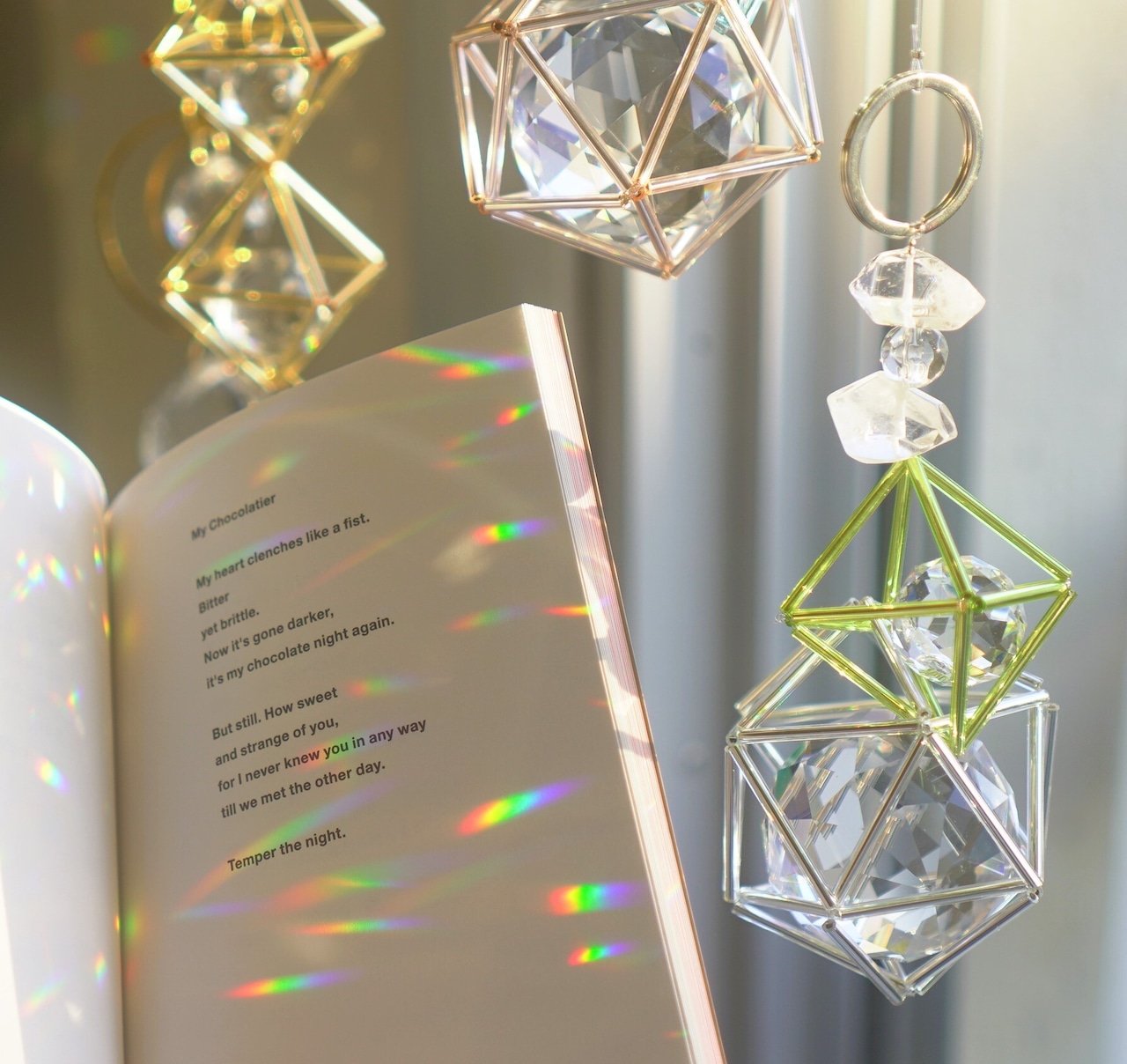 Libra S - Golden Moonlight / リブラ / Light Healing Crystal Suncatcher