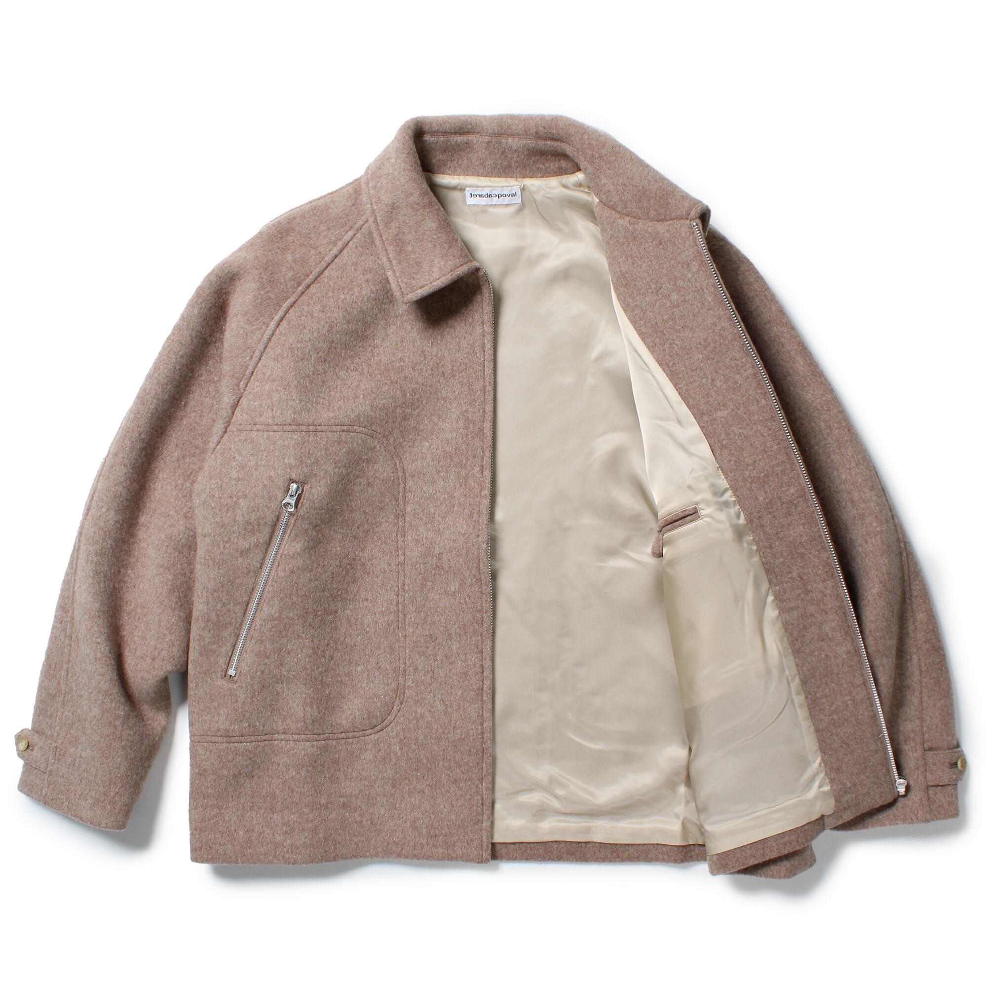 CABARET POVEL / PLUSH WOOL JACKET - BEIGE | DEXIM