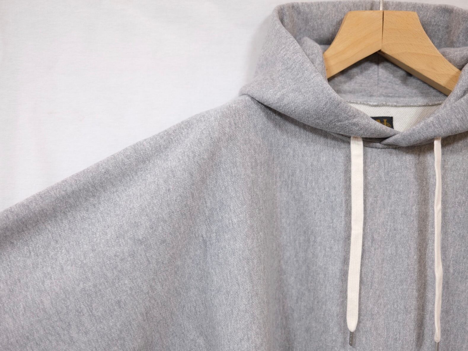 Men's BATONER”TWISTLESS YARN LOOPWHEEL PULL PARKER GRAY” | Lapel