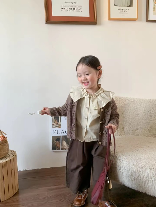 【取寄】人と差がつくハイセンスなフリルハイネックカラーブラウス