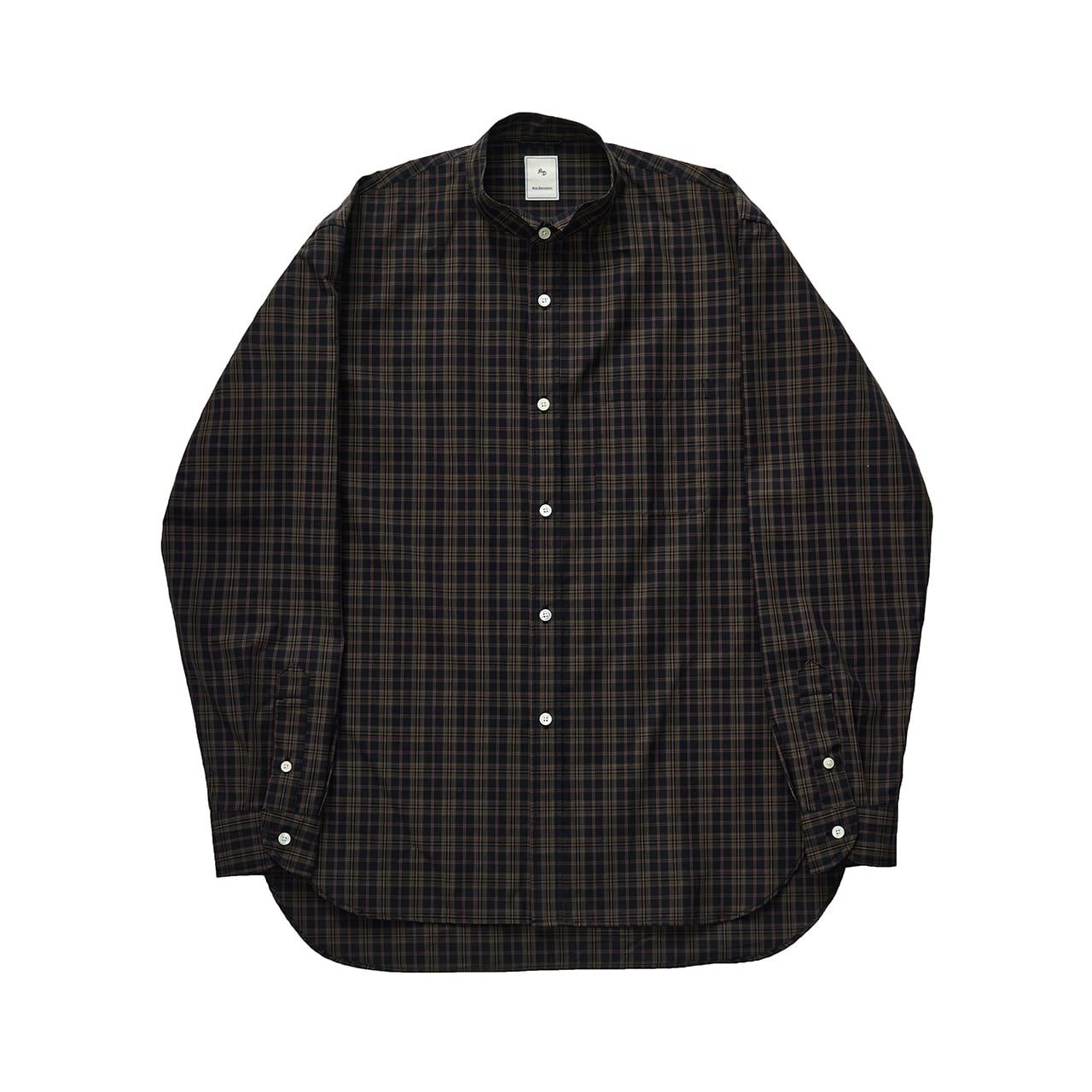 ORGANIC CTTN PLAID WING COLLAR SHIRT / オーガニックコットン