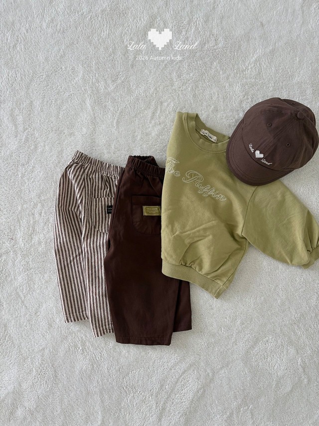 《予約》送料無料【lalaland】Basic Cotton Pants