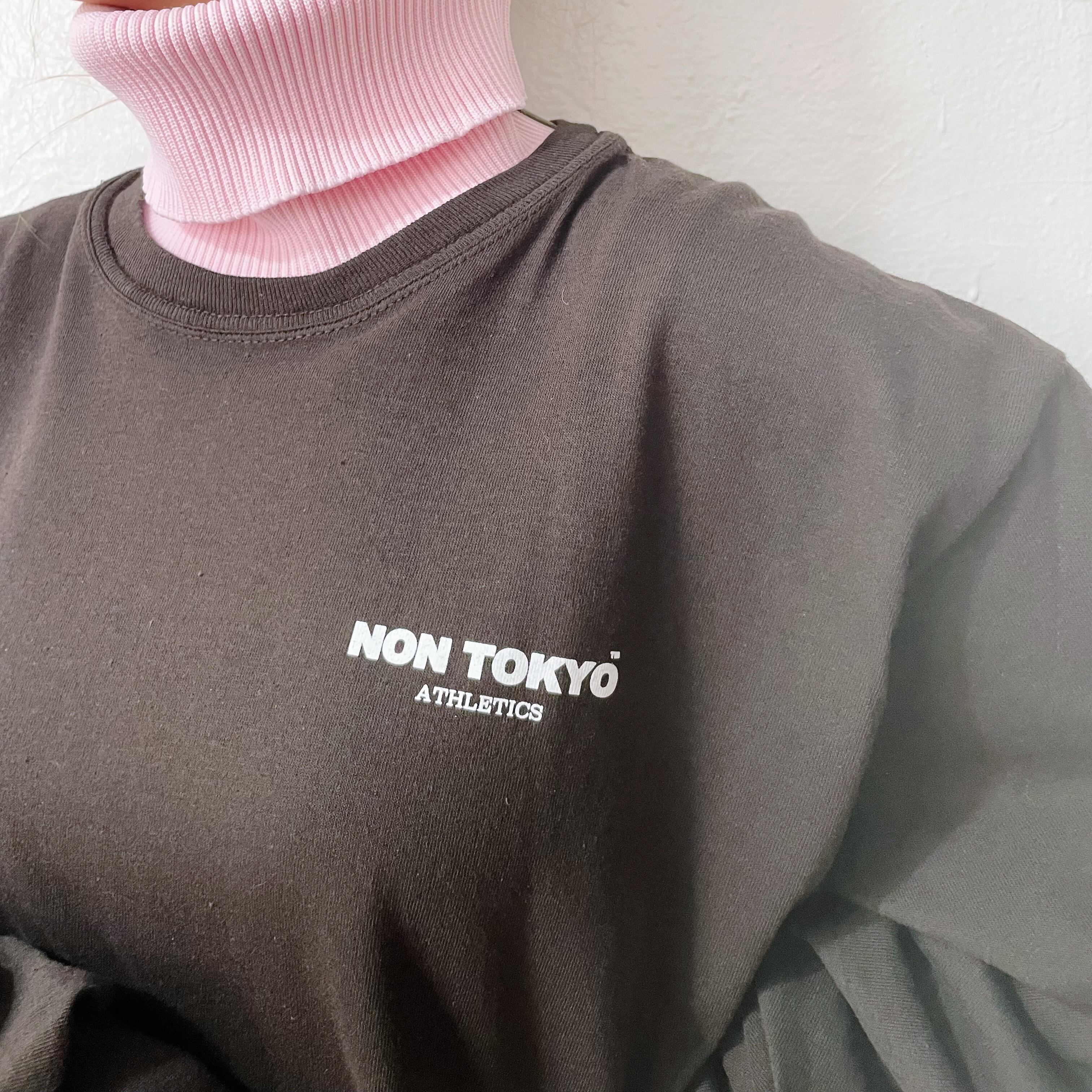 NON TOKYO ノントーキョー / HI-NECK LONG T-SHIRT / BROWN | coug