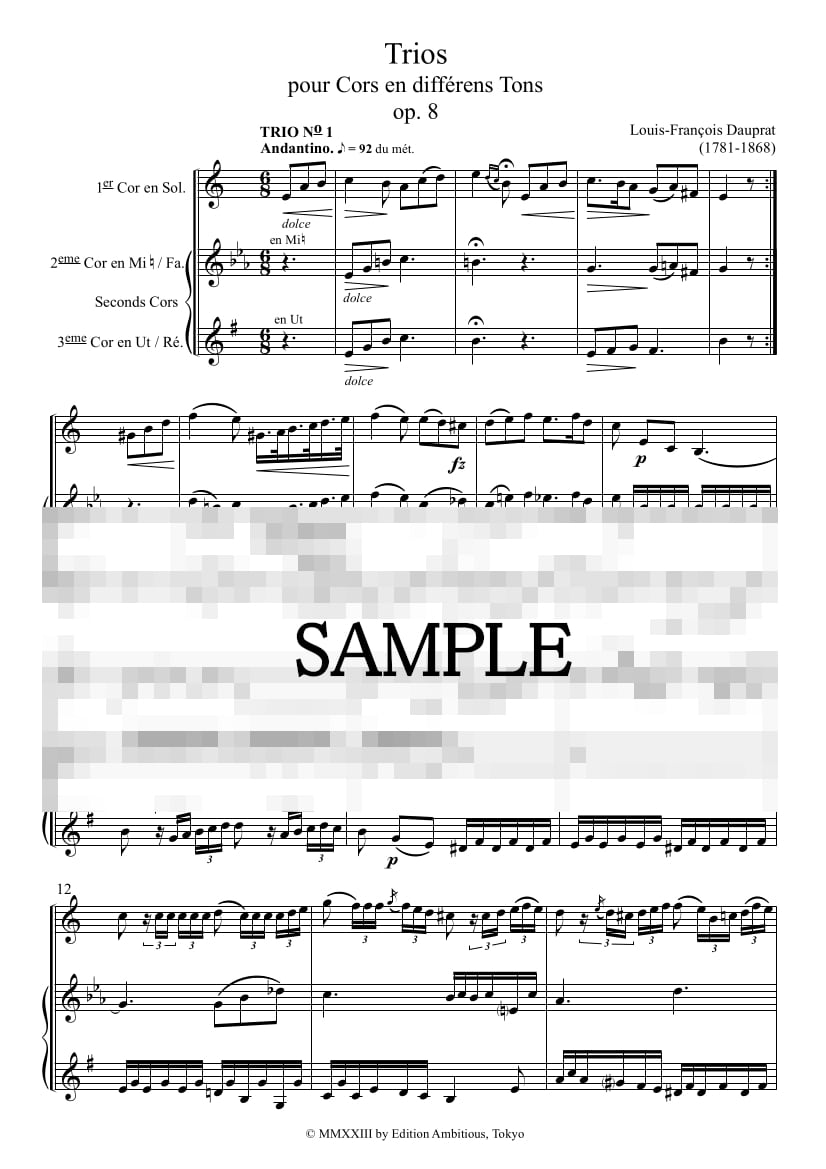 Horn/ホルン Ensemble | エディション・アンビシャス / Edition Horn/ホルン Ensemble | エディション・アンビシャス / Edition