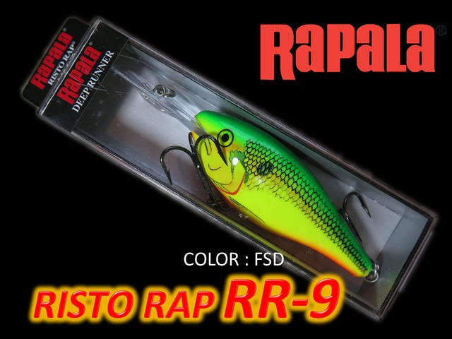ラパラ Rapala Risto Rap RR-9 リストラップRR-9　FSD     F-L52-02