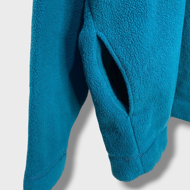 90s USA patagonia パタゴニア ハーフジップフリース 緑系 XL