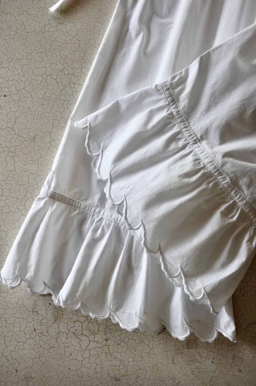 フランスアンティーク 1900s 鈴蘭と形而上的鈴蘭とロングレース