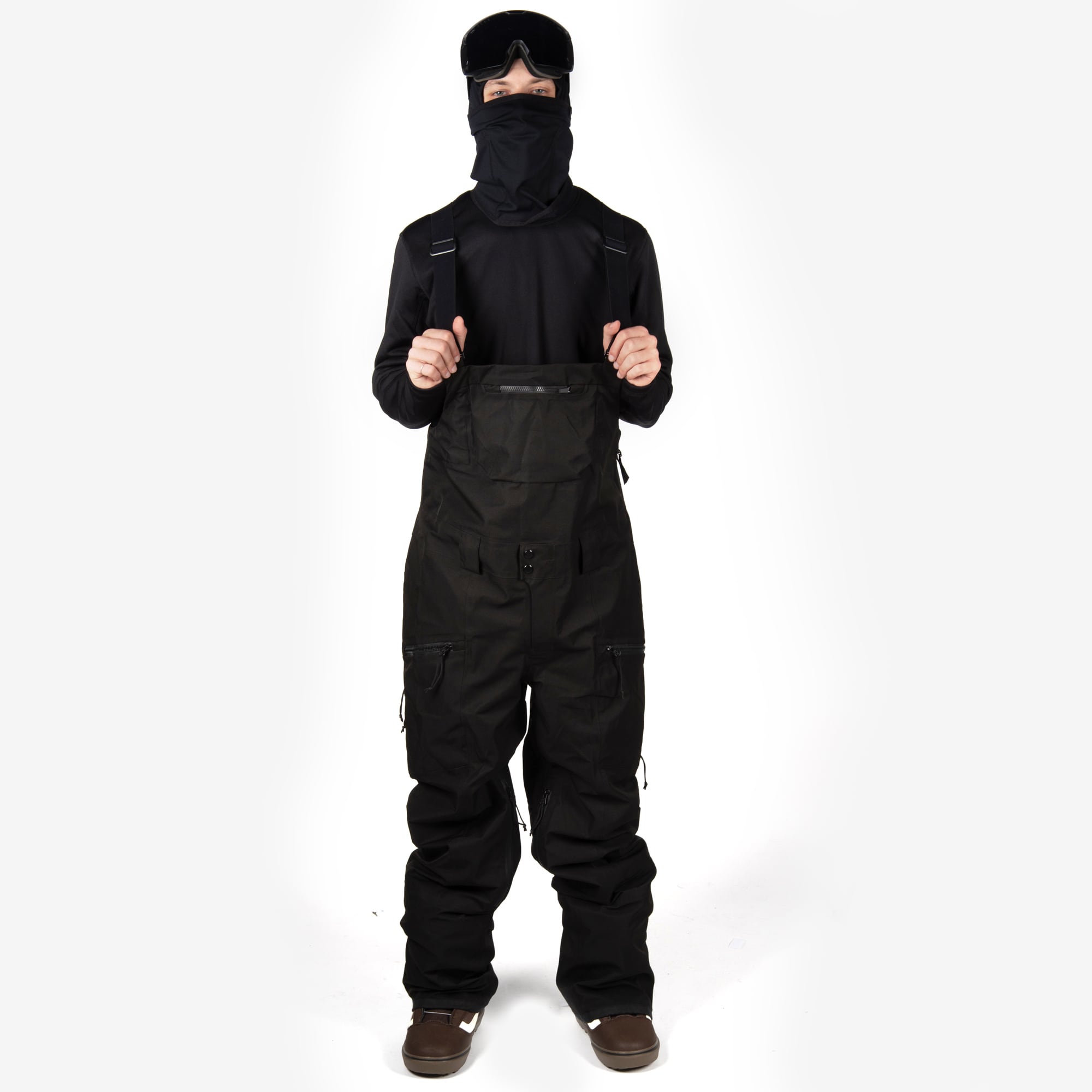 3L Shelter Bib Pant(20K) -BLACK- ENDEAVOR